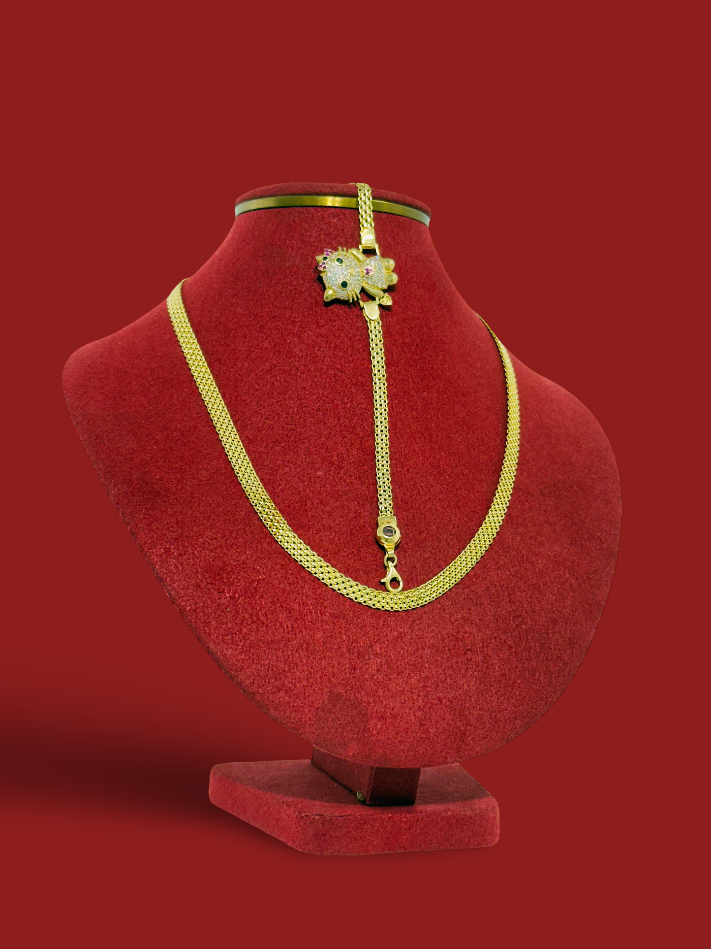 10K Bracelet AND CHAIN SET