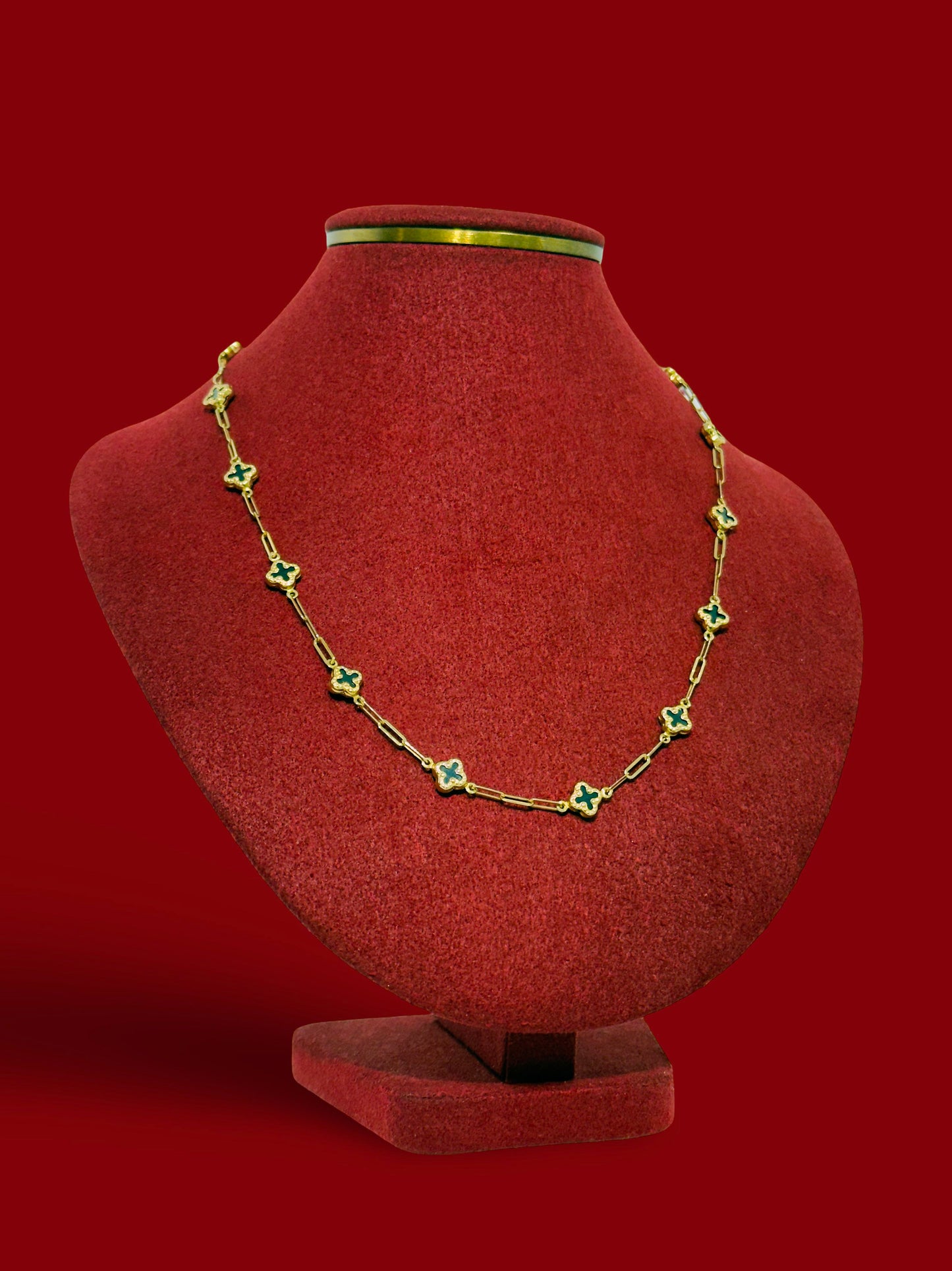 14K FLOWER CHAIN